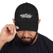 Load image into Gallery viewer, Worthy Distressed Dad Hat