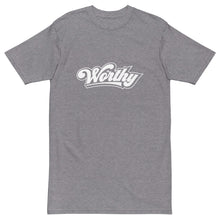 Load image into Gallery viewer, Worthy Men’s premium heavyweight tee