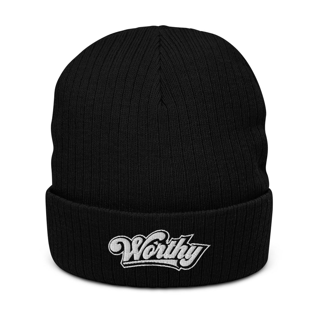 Worthy Ribbed knit beanie